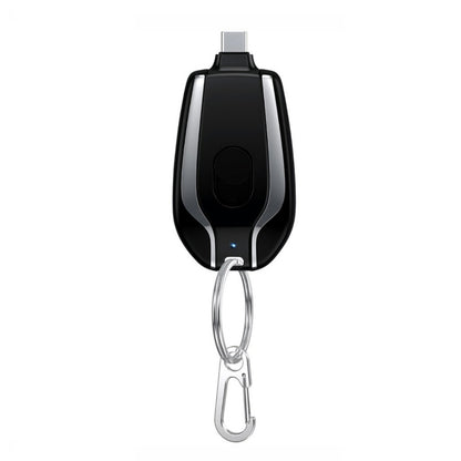 Keychain Emergency Charger With Type-C Fast Charging 1500mAH
